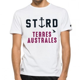 Men's T-Shirt Stered Terres Australes White