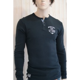 Men's Long Sleeve T-Shirt Stered Tunisien Navy