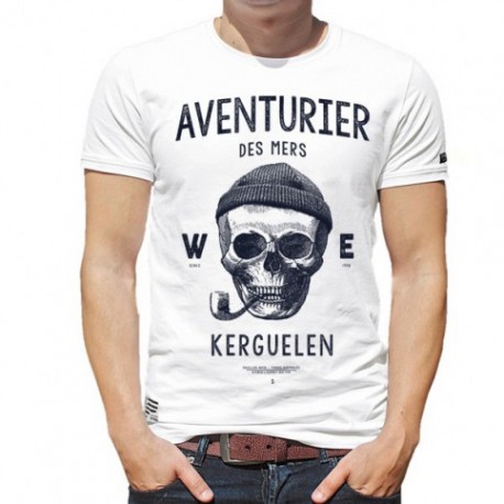 Men's Tee Shirt Stered Aventurier Des Mers Vert