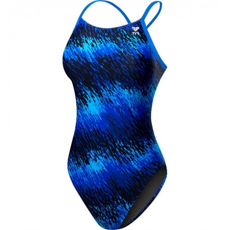 Maillot de bain Femme TYR Perseus Cutoutfit Blue Breizh Rider