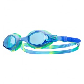 Kids TYR Swimming Goggles Swimple Tie Dye Blue Green