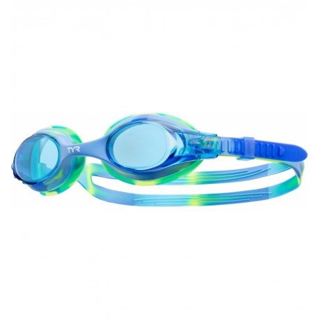 Lunettes De Natation Kids TYR Swimple Tie Dye Blue Green