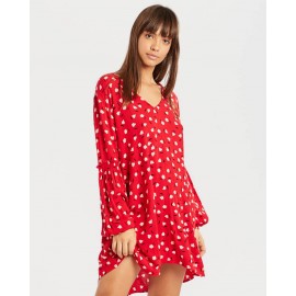 BILLABONG Beach Sun Havana Red Dress