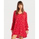 BILLABONG Beach Sun Havana Red Dress