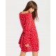 BILLABONG Beach Sun Havana Red Dress