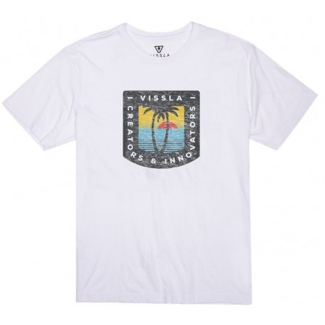 Men's T-Shirt VISSLA Afternoon White