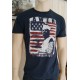 Men's Stered Awen Flag Navy Tee Shirt