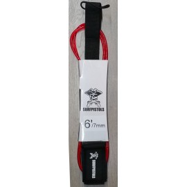 Leash Surf Pistols 6' Red