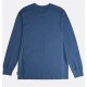 BILLABONG Trade Mark Dark Blue Long Sleeve Tee Shirt