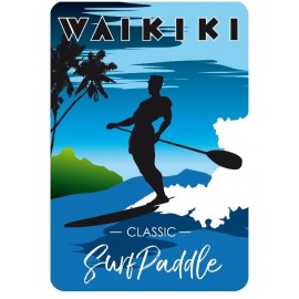 Plaque ALU SUP Waikiki