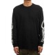 Men's Long Sleeve T-Shirt ELEMENT Snakes Flint Black