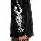 Men's Long Sleeve T-Shirt ELEMENT Snakes Flint Black