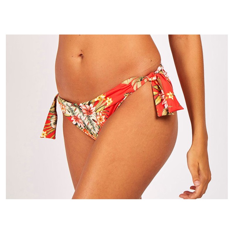 Bas De Maillot De Bain Banana Moon Pima Waimea Rouge Breizh Rider