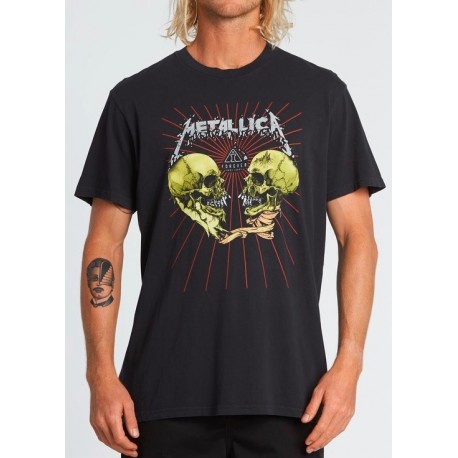 Billabong AI Metallica Black Tee Shirt