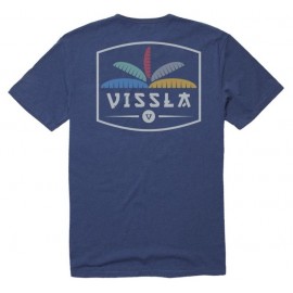 Tee Shirt Homme VISSLA Cosmic Garden Upcycled Denim Heather