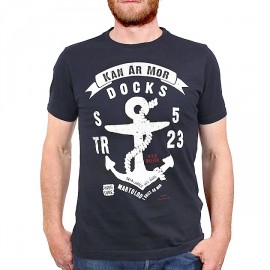 Tee Shirt Homme STERED Ancre Kan Ar Mor Navy