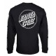 SANTA CRUZ Opus Dot Sleeves Long Sleeve Tee Shirt Black