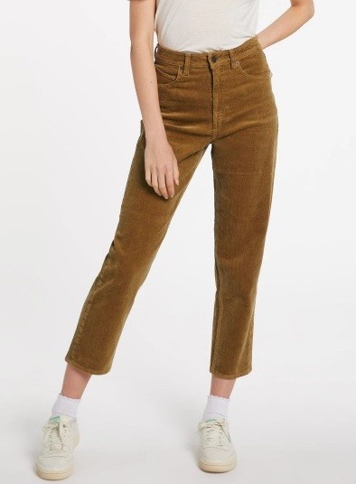 Pantalon Femme VOLCOM Stoned Straight Vintage Gold - Breizh