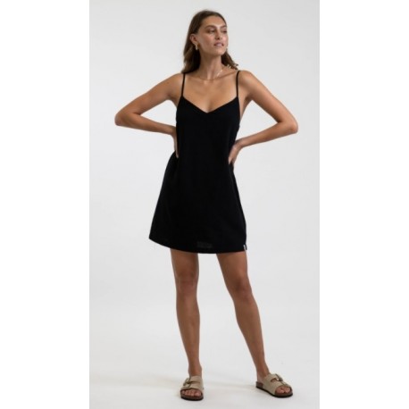 RHYTHM Toluca Mini Black Dress