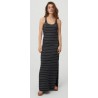 Robe Longue O'NEILL Foundation Striped Black With White