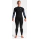 C-Skins Women Solace Back Zip 3/2mm Black Unity Denim Wetsuit