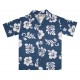 Chemise Junior ALOHA REPUBLIC Hibiscus Navy