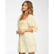 BILLABONG Groovy Yellow Fade Dress