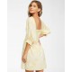 BILLABONG Groovy Yellow Fade Dress