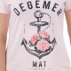 STERED Degemer Mat Powder Pink Women's Tee Shirt