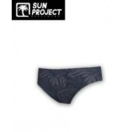 Men's Briefs Swimsuit SUN PROJECT Palm Tree Black