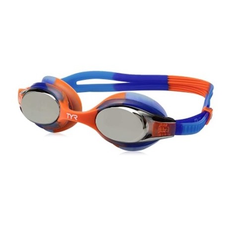 Lunettes De Natation Kids TYR Swimple Tie Dye Blue Orange