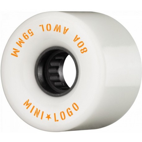 Mini Logo AWOL Skate Wheels 59mm 80A White