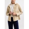 RHYTHM Ottway Corduroy Stone Women's Velvet Shirt