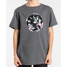 Tee Shirt Junior BILLABONG Rotor Fill Dark Grey Heather