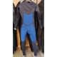 Combinaison Junior O'neill Ninja Front Zip 5/4mm Black Ultra Blue Dayglo