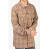 RHYTHM Men's Shirt Plaid Flannel San