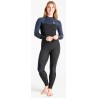 C-Skins Women Solace 4/3mm Back Zip Black Bluestone Tropical Cascade Blue Wetsuit