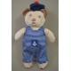 Peluche Papylou Ours Marin