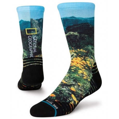 Chaussettes STANCE Poppy Trails Black