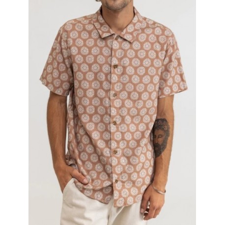 RHYTHM Cast Ocher Short Sleeve Shirt