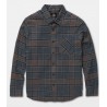 Junior Shirt VOLCOM Caden Plaid Marina Blue