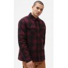 Dickies Sacramento Maroon Sherpa Lined Shirt