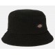 DICKIES Red Fall Fleece Bucket Hat Black