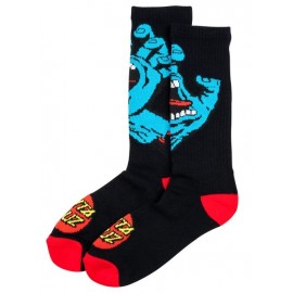 Chaussettes Santa Cruz Sceaming Hand Black