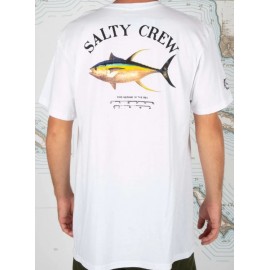 Tee Shirt Homme SALTY CREW Ahi Mount White