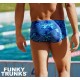 Men's Swimsuit FUNKY TRUNKS Classic Trunks Deep Blue