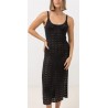 Robe RHYTHM Marketta Knit Midi Dress Black