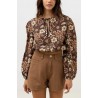 Women's Top RHYTHM Cantabria Floral Brown