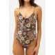 Maillot de Bain 1 Pièce RHYTHM Cantabria Tie Front Brown