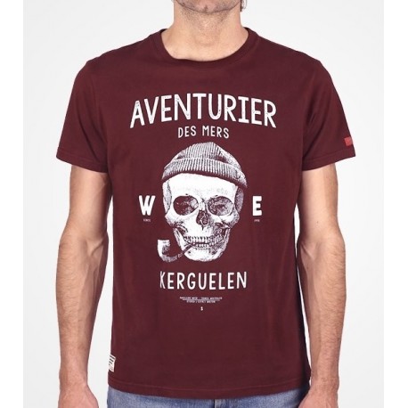 Men's Tee Shirt Stered Aventurier Des Mers Petrol